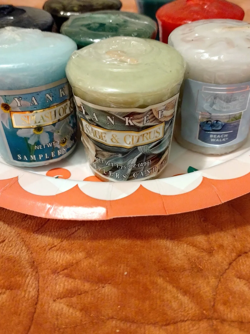Yankee Candle Sage & Citrus Green Votive Sampler Set